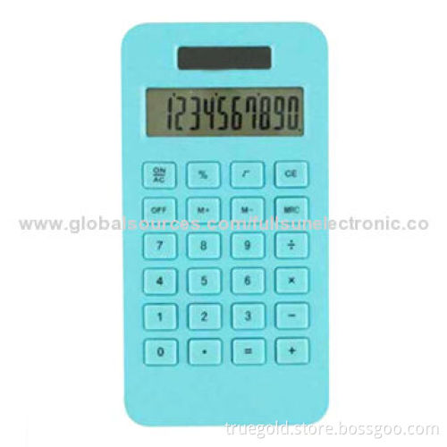 10-digit small solar calculator, made of cornNew